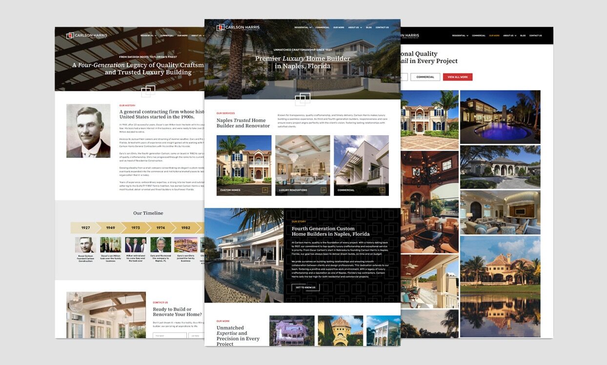 Carlson Harris Website Design Case Study